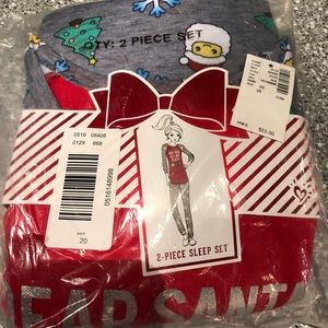 Justice Santa Text PJ sz20 New in package